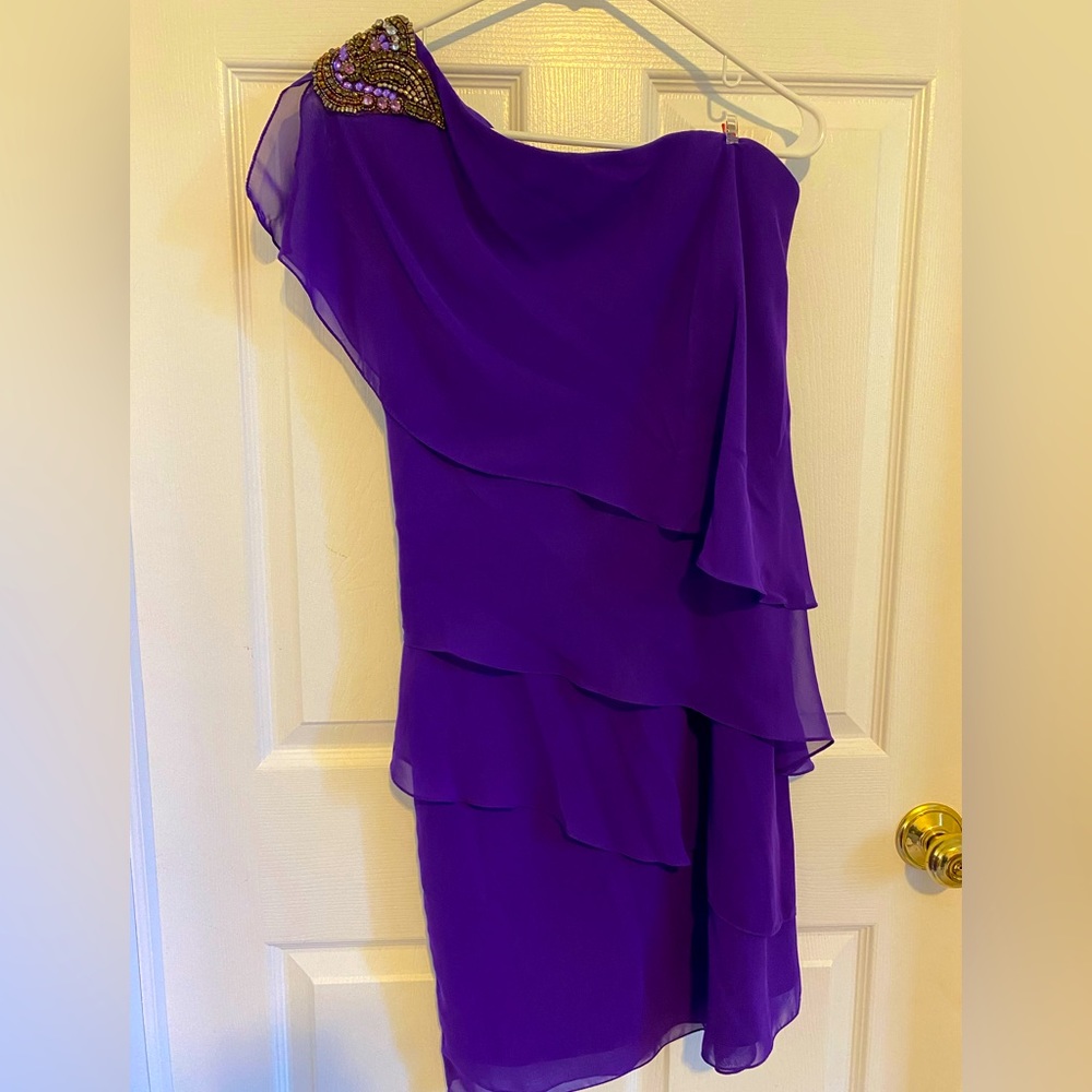 Patra One Shoulder Dress-Sz 12